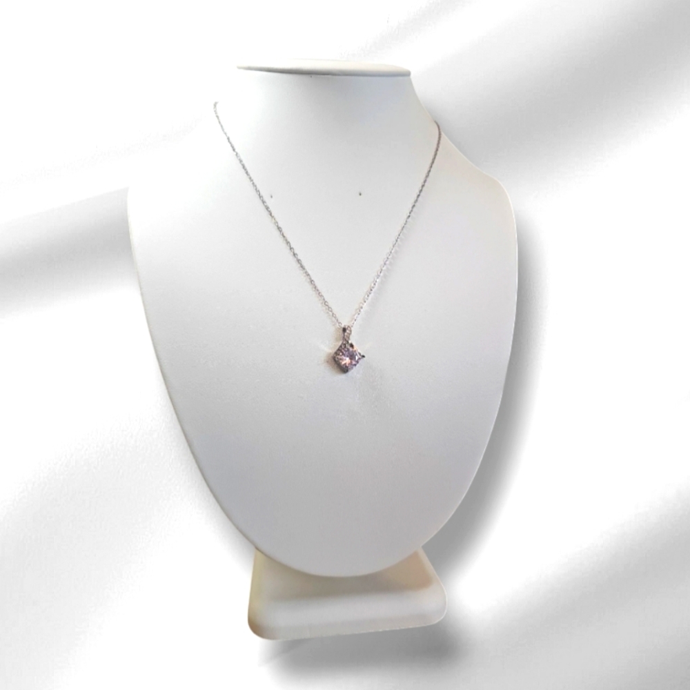 Elegant & Charming Exquisite 2 Ct Moissanite Silver Pendant.